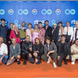 Artistas que participaron en la última edición del Benidorm Fest (2024). Foto: RTVE