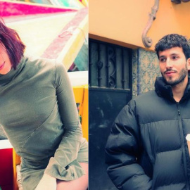 Aitana y Sebastián Yatra en México. Fotos: Instagram.