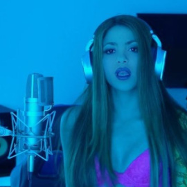 Fotograma del vídeo de la sesión 53 de Shakira con Bizarrap. Foto: Youtube.