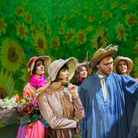 Una escena de la obra 'Forever Van Gogh', con Cisco Lara como protagonista. Foto: Beon Entertainment