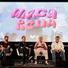 Los del Río, durante la presentación de la serie documental 'Macarena' en el South International Series Festival. Foto: Juan Carlos Toro