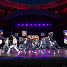 Actuación de Cravity en el festival K-Pop Lux de Madrid. Foto: Instagram