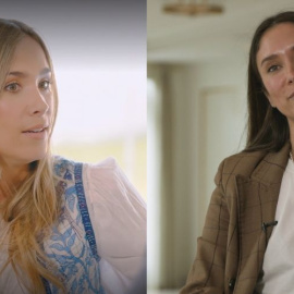 María Pombo y Grace Villareal son dos de las influencers con portadas y reportajes en '¡Hola!'. Foto: Telecinco y Prime Video.