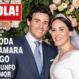 La portada de la revista para la boda de Tamara Falcó e Íñigo Onieva. Foto: '¡Hola!'