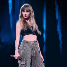 Taylor Swift durante un ensayo de 'The Eras Tour'. Foto: Twitter @taylorswift13.