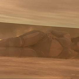 La polémica actuación de Loreen, donde el humo la cubría completamente. Fuente: Youtube