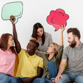 El lenguaje inclusivo es una forma de promover la igualdad de género y combatir los prejuicios. Foto: Freepik.