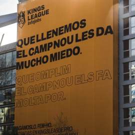 Cartel promocional para la Final Four de la Kings League en Barcelona. (Fuente: Twitter / @KingsLeague)