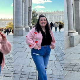 Teresa López Cerdán en unas fotografías de su perfil de Instagram.