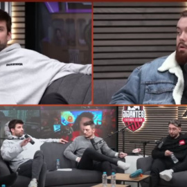 Ibai Llanos y Gerard Piqué durante el After Kings 7. Fuente: Youtube.