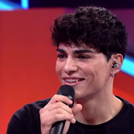 Aritz Aren, candidato del Benidorm Fest 2023 y uno de los protagonistas de las polémicas del festival de preselección. Fuente: RTVE.