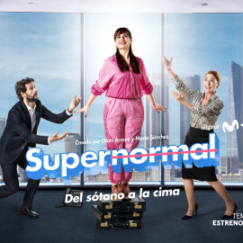 Cartel promocional de la segunda temporada de la serie 'Supernormal' de Movistar Plus+