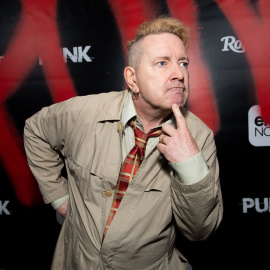 Johnny Rotten de los Sex Pistols Premiere Of Epix's "Punk" - Arrivals. AFP / Photo by Emma McIntyre 