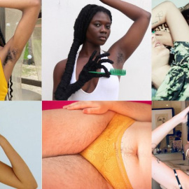 Cada vez más mujeres se muestran públicamente sin depilar / Imágenes de Instagram. 