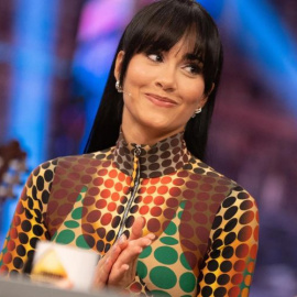 Aitana durante su visita en El Hormiguero. Fuente: Antena 3