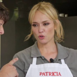 Patricia Conde junto a Jordi Cruz en la final de 'MasterChef Celebrity 7'