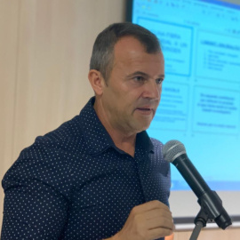 El president de l'Associació de Víctimes Afectades per l'Amiant a Catalunya, Benedicto Martino.