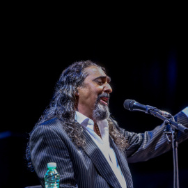 El cantaor flamenco Diego ‘El Cigala’, durante un concierto