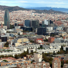 Imatge panoràmica de Barcelona.