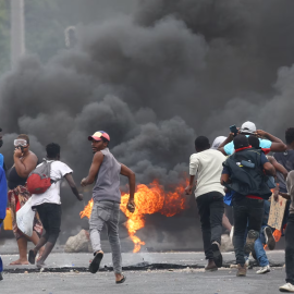 Protestas en Mozambique, en noviembre pasado.