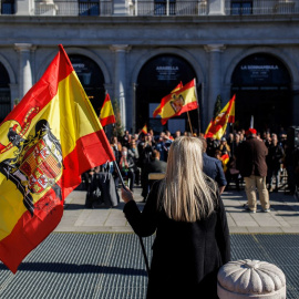 Militantes franquistas en una imagen de archivo.