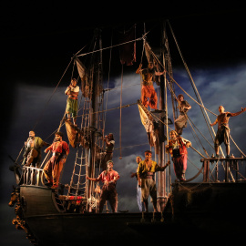 Una imatge de la quarta reposició del musical 'Mar i Cel' de Dagoll Dagom al Teatre Victòria de Barcelona