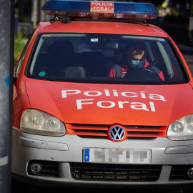 Imagen de archivo de un coche de la Policía Foral en Pamplona / Navarra (España).Eduardo Sanz / Europa Press07 MAYO 2020 CORONAVIRUS;ESTADO DE ALARMA;PANDEMIA;COVID-19;07/5/2020