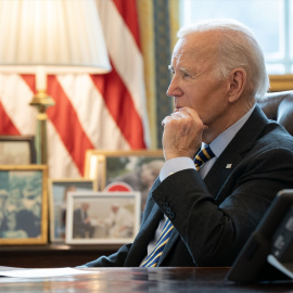 El presidente de EEUU, Joe Biden, durante una reunión en la Casa Blanca.