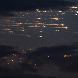 Fotografía de los restos de la nave Starship de SpaceX, en Santo Domingo, a 16 de enero de 2025.