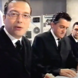 El programa 'Caiga Quien Caiga', con el Gran Wyoming, Juanjo de la Iglesia y Javier Martín.