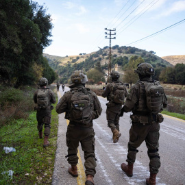 Imagen de la actividad de la 769 Brigada de Israel en el sur del Líbano