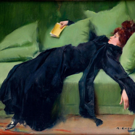 Jove decadent. Després del ball (Ramón Casas: 1899)