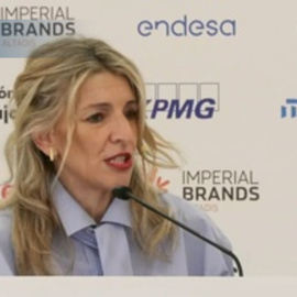 Díaz defiende la reducción de jornada y pide a la CEOE que vuelva al "lugar correcto"