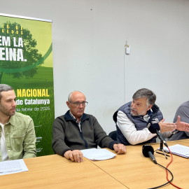 Roda de premsa de presentació del Congrés nacional que el sindicat Unió de Pagesos farà a Mollerussa