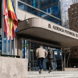 Fachada de la Audiencia Provincial de Madrid.