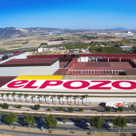 Vista aérea de las instalaciones de la cárnica El Pozo, en Alhama de Murcia.