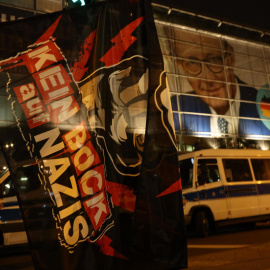 Manifestantes se congregan durante una concentración frente a la sede del partido Unión Cristianodemócrata (CDU) en Berlín, Alemania, en una imagen de archivo.