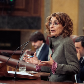 La vicepresidenta primera y ministra de Hacienda, María Jesús Montero, en una imagen de archivo.