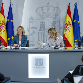 Rueda de prensa posterior al Consejo de ministros celebrado este martes en Moncloa.