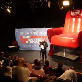 Presentació a Igualada de la campanya 'Cap Butaca Buida'