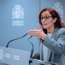 La ministra de Sanidad, Mónica García, en una imagen de archivo.