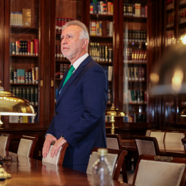 Ángel Víctor Torres, en otro momento tras la entrevista con 'Público'.