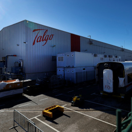 Vista de la factoría de Talgo en la localidad alavesa de Rivabellosa.