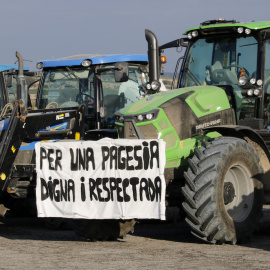 Una imatge de la protesta del cap de setmana passat a La Panadella.