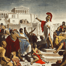 Discurso fúnebre de Pericles.