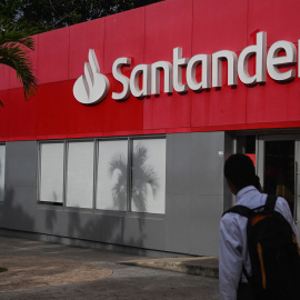 Una oficina del Banco Santander en Cancun (Mexico).