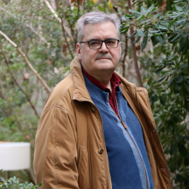 L'escriptor Sergi Pàmies, aquest dimecres a Barcelona.