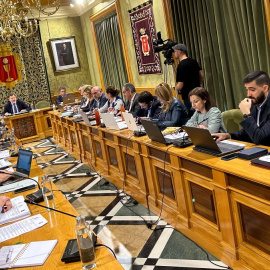 Imagen de archivo del pleno de Cuenca.