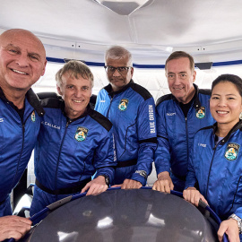 Blue Origin's 10th human flight, NS-30, will lift off from Launch Site One in West Texas on Tuesday, February 25. The crew includes: Lane Bess, Jesús Calleja, Elaine Chia Hyde, Dr. Richard Scott, Tushar Shah, and an undisclosed sixth crew member. Lane is flying on New Shepard for the second time, the fourth astronaut to do so. The webcast will start at T-35 minutes.