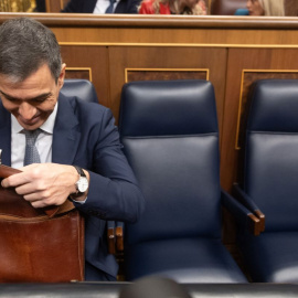 El presidente del Gobierno, Pedro Sánchez, el pasado 12 de febrero en el Congreso.